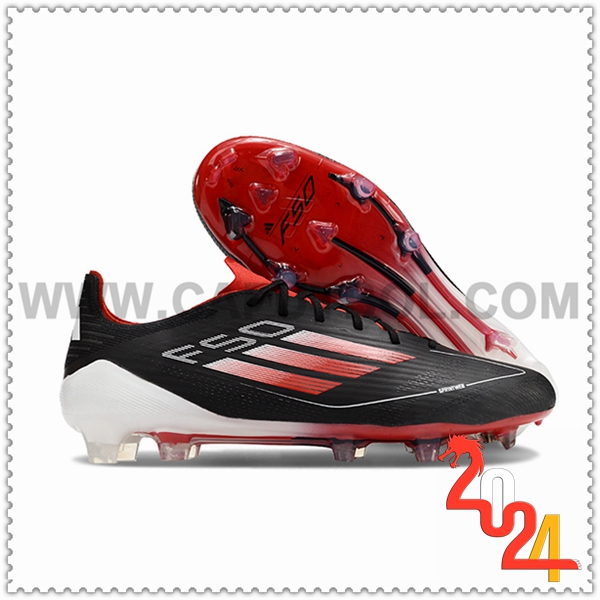 Adidas Botas De Fútbol F50 ELITE FG Negro/Naranja