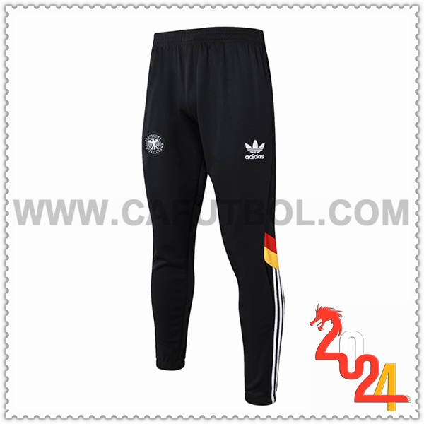 Pantalones Entrenamiento Alemania Negro 2024 2025 -03