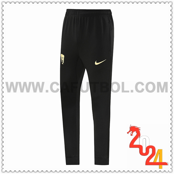 Pantalones Entrenamiento Pumas UNAM Negro 2024 2025