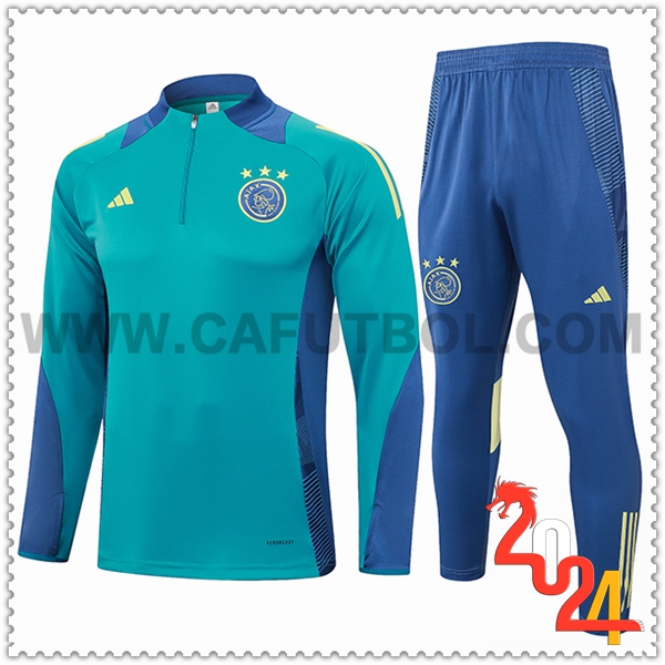 Chandal Futbol Ajax Verde/Azul 2024 2025