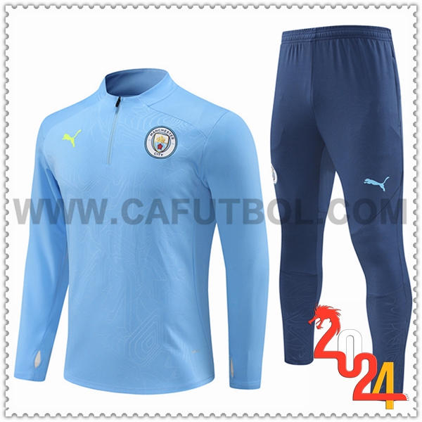 Chandal Futbol Manchester City Azul Claro 2024 2025