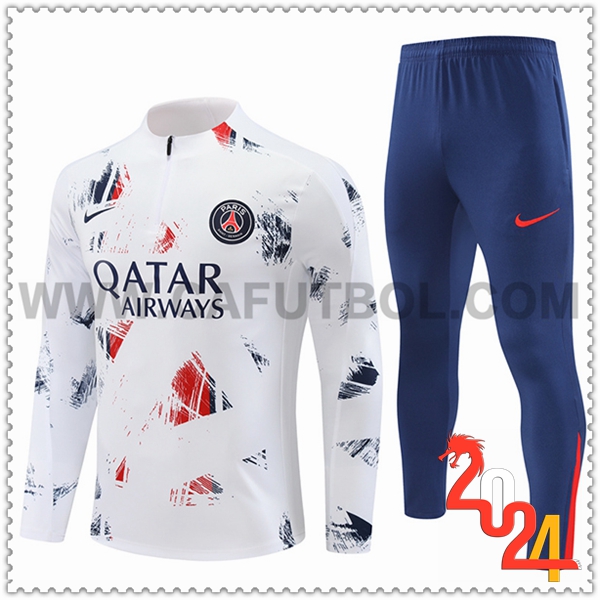 Chandal Futbol PSG Blanco 2024 2025