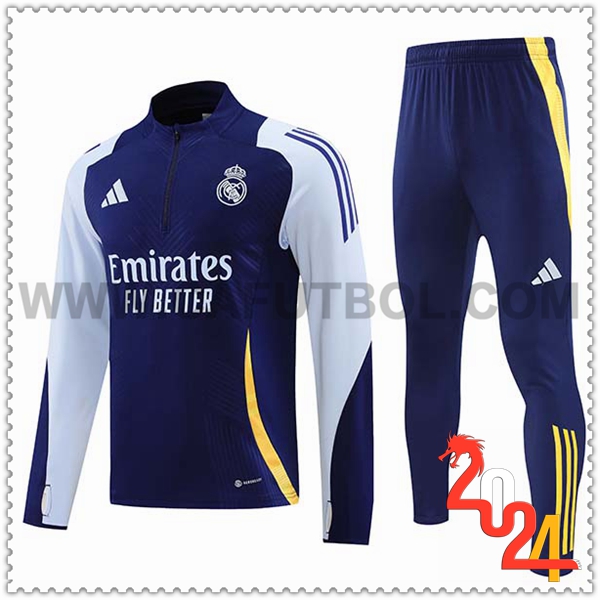 Chandal Futbol Real Madrid Azul/Blanco 2024 2025