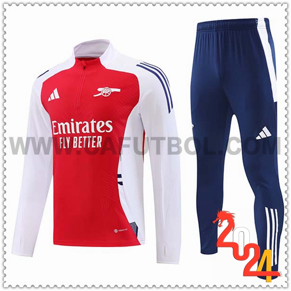 Chandal Futbol Arsenal Rojo/Blanco 2024 2025