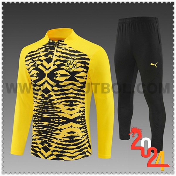 Chandal Futbol Dortmund Ninos Amarillo/Negro 2024 2025