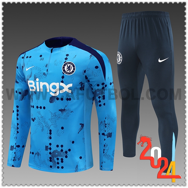 Chandal Futbol FC Chelsea Ninos Azul Claro 2024 2025