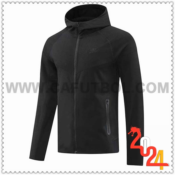 Chaqueta Con Capucha Nike Negro 2024 2025