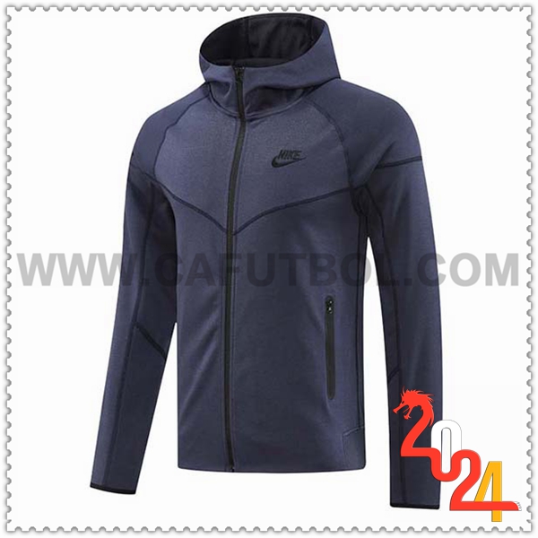 Chaqueta Con Capucha Nike azul real 2024 2025