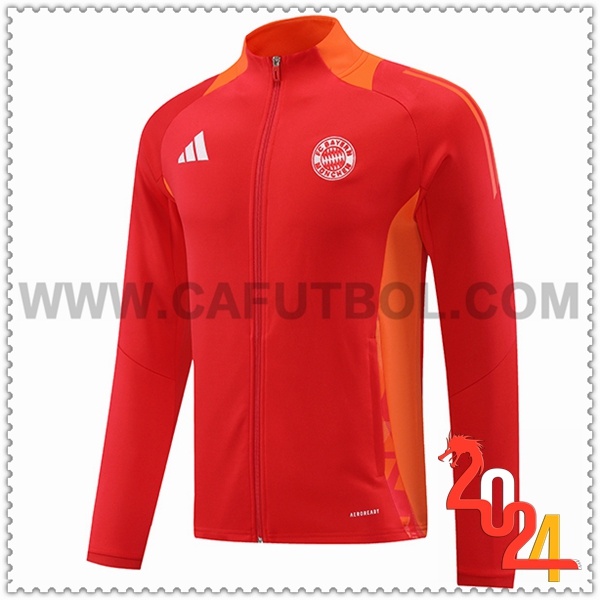 Chaquetas Futbol Bayern Munich Rojo/Naranja 2024 2025