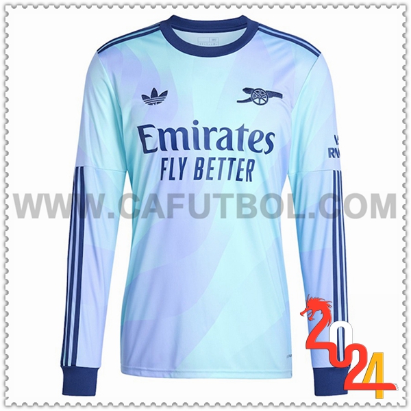 Tercero Nuevo Camiseta Arsenal Mangas largas 2024 2025