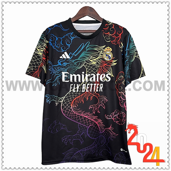 Camiseta Futbol Real Madrid Negro Edicion especial 2024 2025