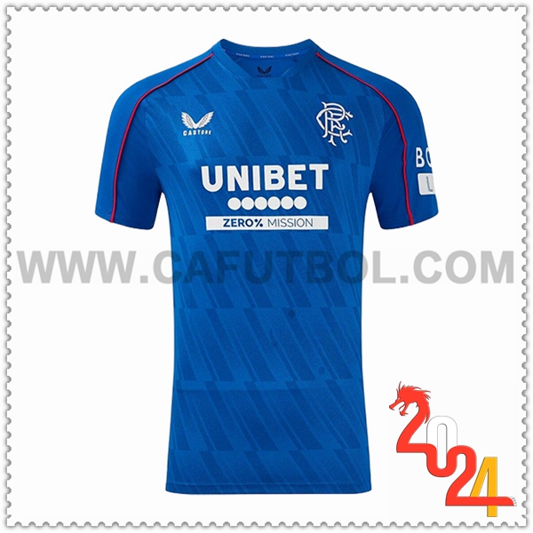 Primera Camiseta Futbol Rangers FC 2024 2025