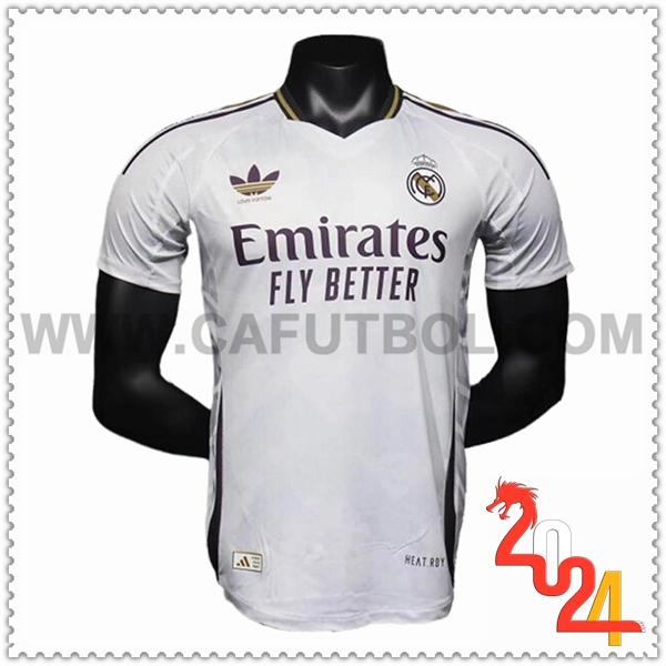 Camiseta Futbol Real Madrid Blanco Edicion especial 2024 2025