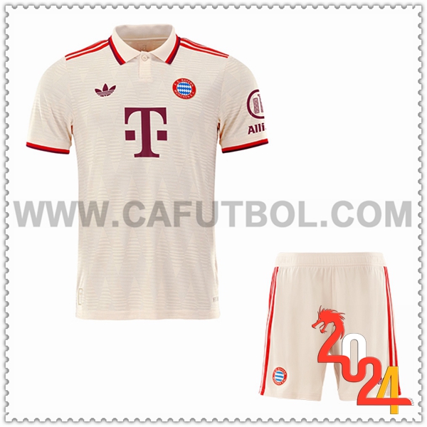 Nuevo Equipacion del Bayern Munich Ninos Liga de Campeones 2024 2025