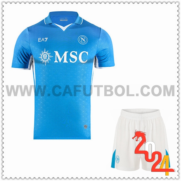 Primera Nuevo Equipacion del SSC Napoles Ninos 2024 2025