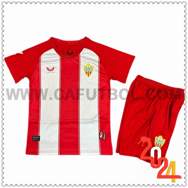 Primera Equipacion del UD Almeria Ninos 2024 2025