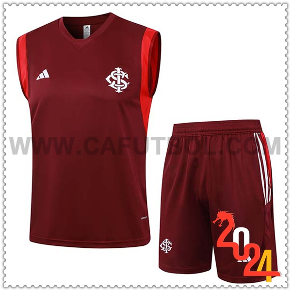 Camiseta Entrenamiento sin mangas Internacional Rojo 2024 2025