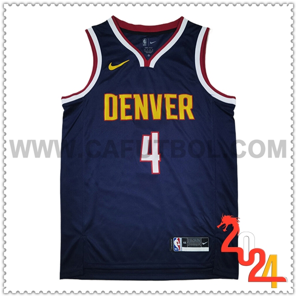 Camisetas Denver Nuggets (WESTBROOK #4) 2024/25 Azul Oscuro