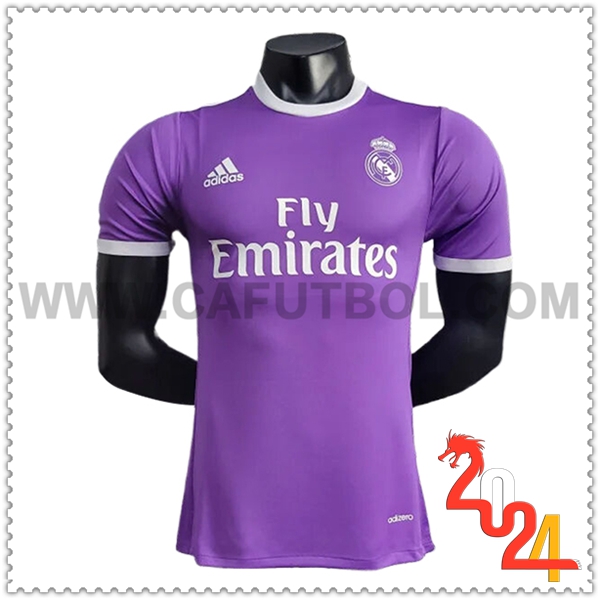 Segunda Camiseta Retro Real Madrid 2016/2017