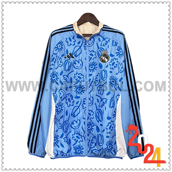 Rompevientos Real Madrid Azul/Blanco 2024 2025