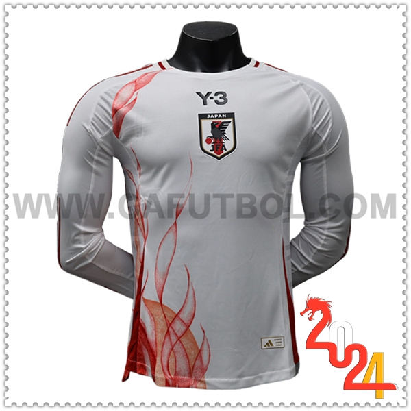 Segunda Camiseta Equipo Japon Mangas largas 2024 2025