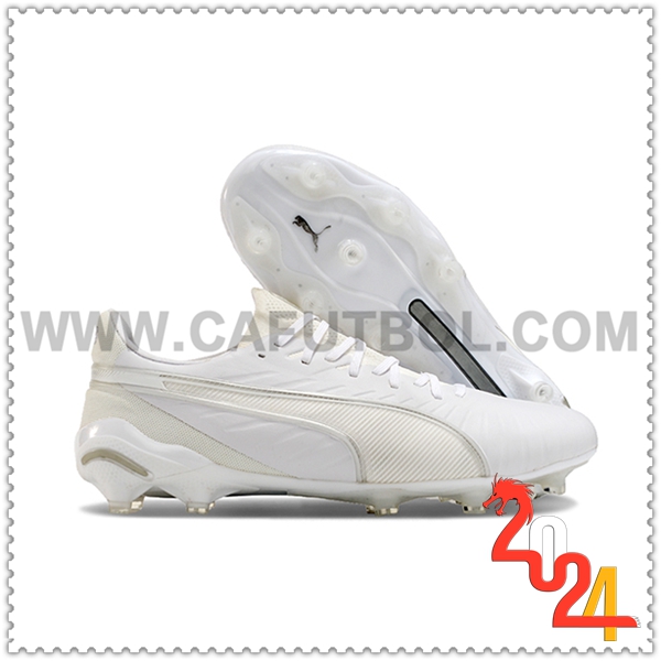 PUMA Botas De Fútbol KING FG/AG Blanco