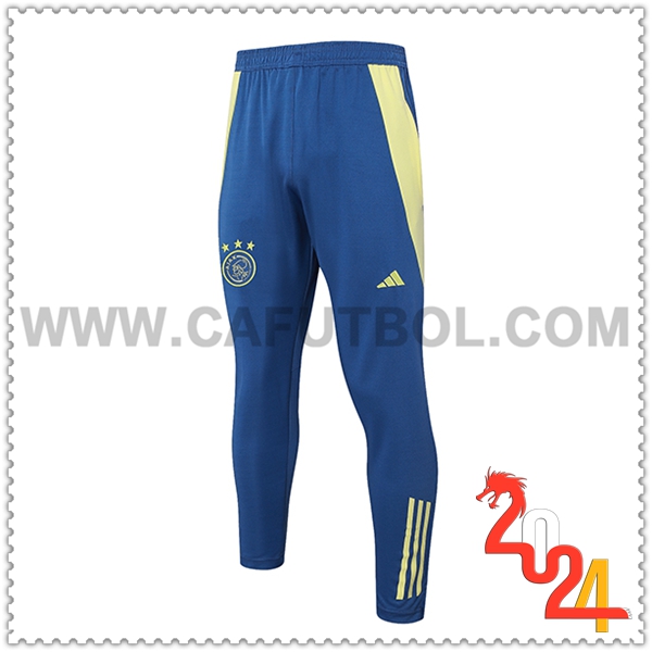 Pantalones Entrenamiento Ajax Azul/Amarillo 2024 2025