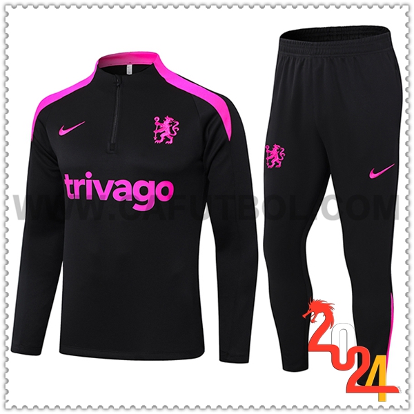 Chandal Futbol FC Chelsea Negro/Violeta 2024 2025