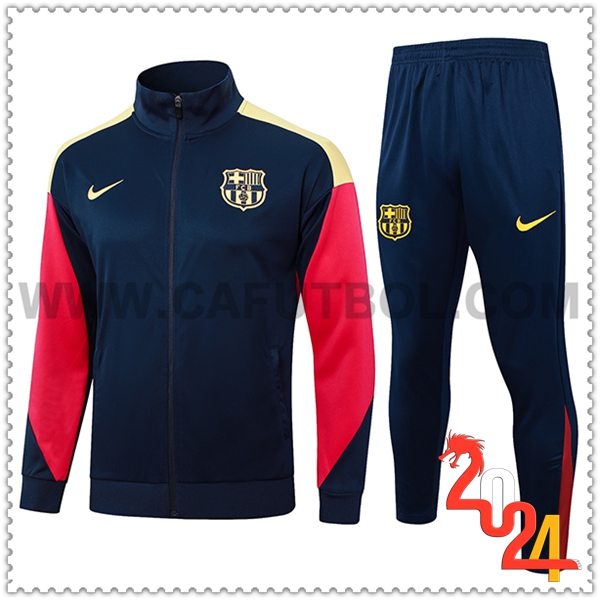 Chandal Futbol Chaquetas FC Barcelona Azul/Rojo/Amarillo 2024 2025