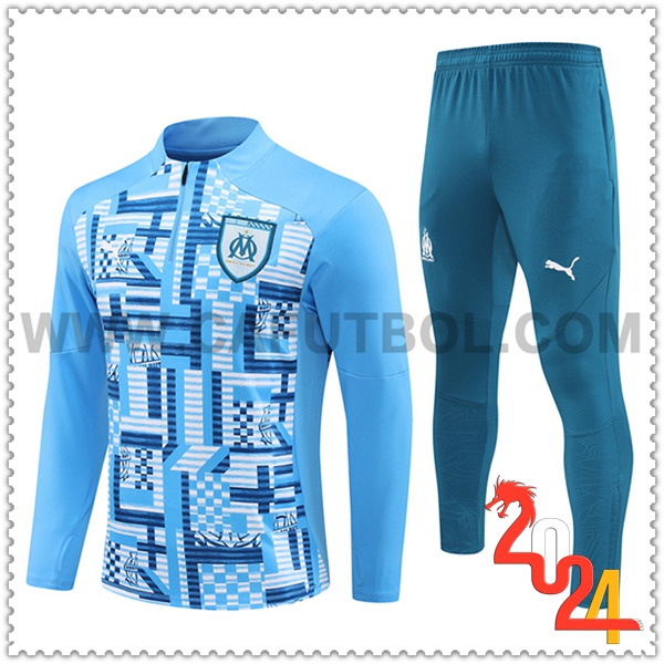 Chandal Futbol Marsella Azul Claro 2024 2025