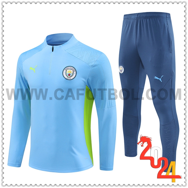 Chandal Futbol Manchester City Azul Claro 2024 2025