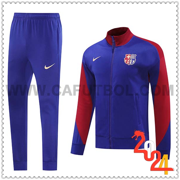 Chandal Futbol Chaquetas FC Barcelona Violeta/Rojo 2024 2025