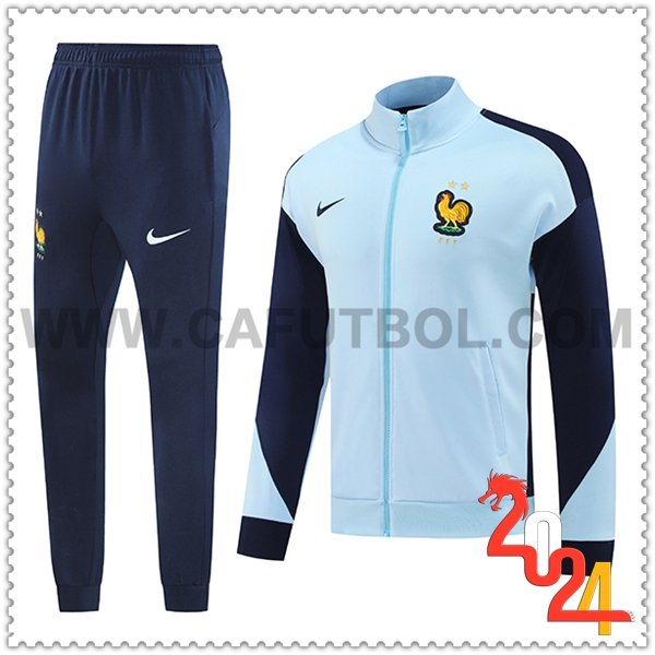 Chandal Futbol Chaquetas Francia Azul 2024 2025