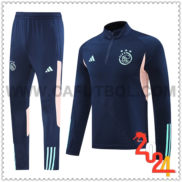 Chandal Futbol Ajax Azul/Rosa 2024 2025