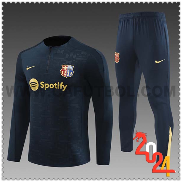 Chandal Futbol FC Barcelona Ninos Azul Oscuro 2024 2025