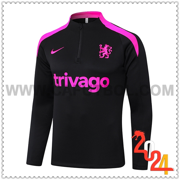 Sudadera Entrenamiento FC Chelsea Negro/Violeta 2024 2025