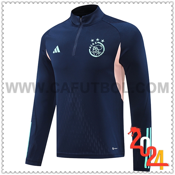 Sudadera Entrenamiento Ajax Azul/Rosa 2024 2025