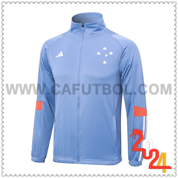 Chaquetas Futbol Cruzeiro Gris/Naranja 2024 2025