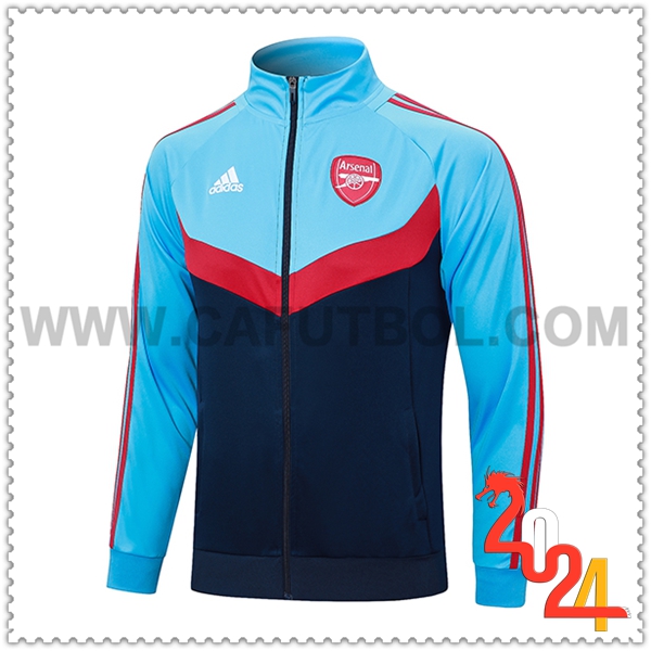 Chaquetas Futbol Arsenal Azul/Rojo 2024 2025