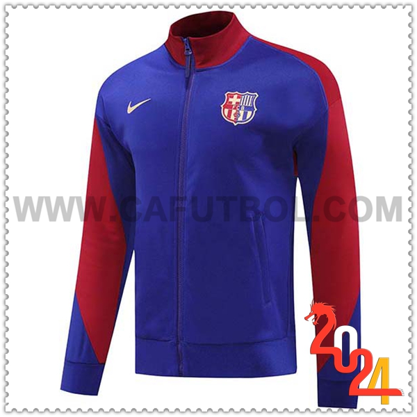 Chaquetas Futbol FC Barcelona Violeta/Rojo 2024 2025