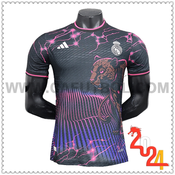 Camiseta Futbol Real Madrid Negro/Purpurao Edicion especial 2024 2025