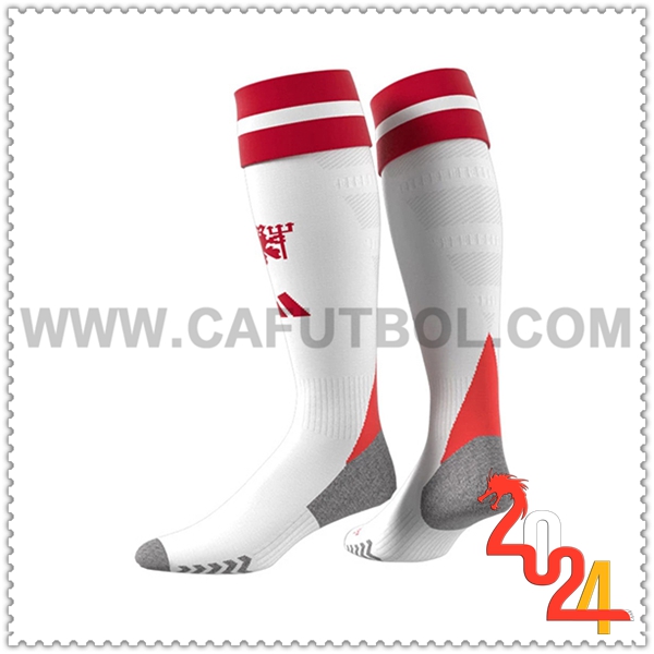 Primera Calcetines Futbol Manchester United 2024 2025