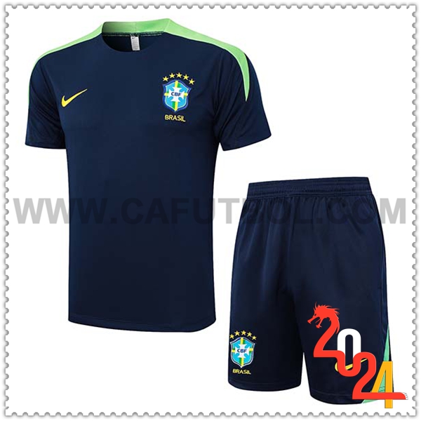 Camiseta Entrenamiento Brasil Azul/Verde 2024 2025 -04