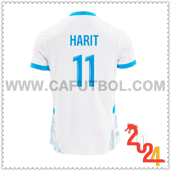 Primera Camiseta Futbol Marsella OM HARIT #11 2024 2025