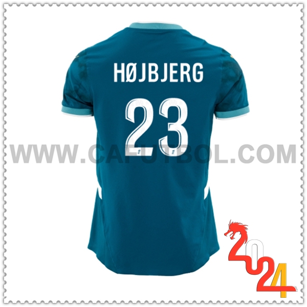 Segunda Camiseta Futbol Marsella OM HØJBJERG #23 2024 2025