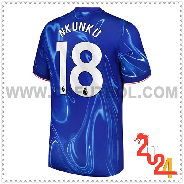 Primera Camiseta Futbol FC Chelsea NKUNKU #18 2024 2025