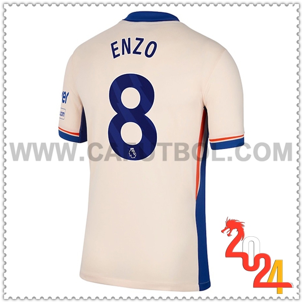 Segunda Camiseta Futbol FC Chelsea ENZO #8 2024 2025