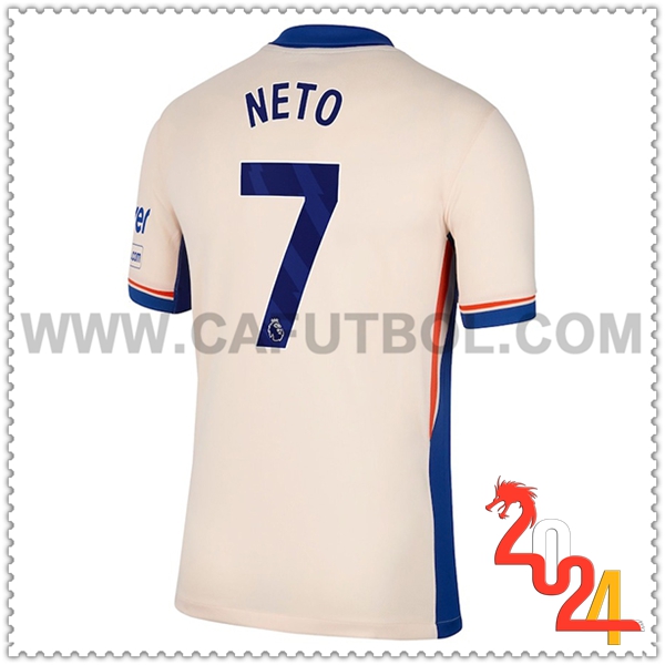 Segunda Camiseta Futbol FC Chelsea NETO #7 2024 2025