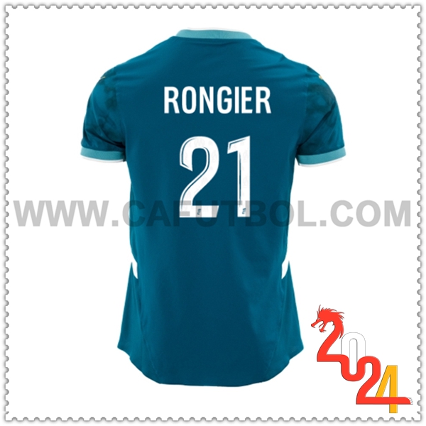 Segunda Camiseta Futbol Marsella OM RONGIER #21 2024 2025