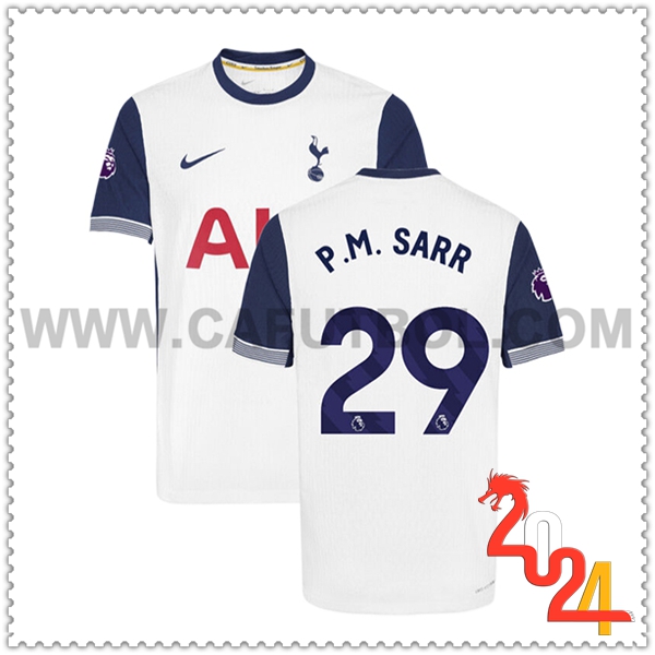 Primera Camiseta Futbol Tottenham Hotspur P.M. SARR #29 2024 2025